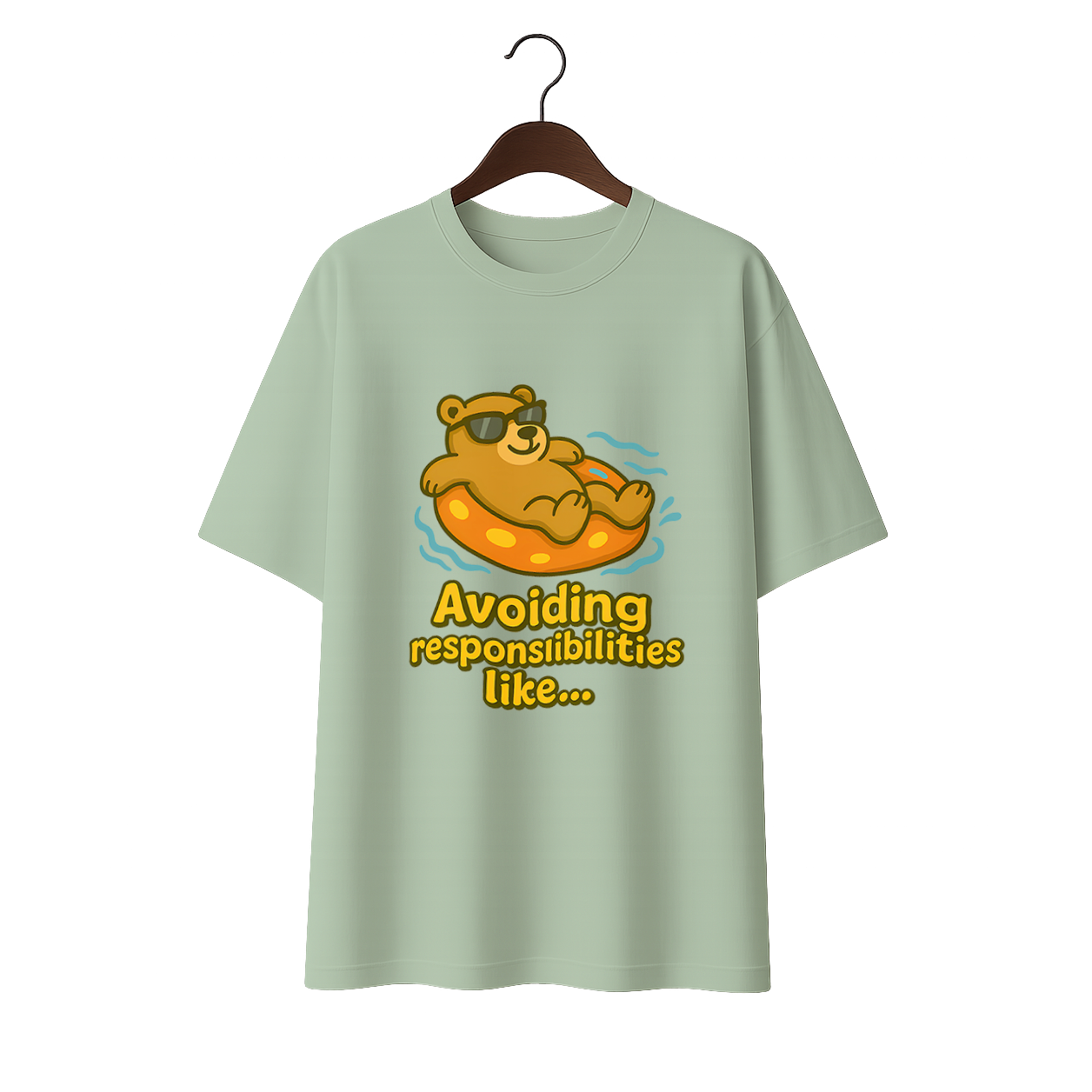Avoiding responsibilities  Unisex Premium Oversized Tee