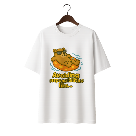 Avoiding responsibilities  Unisex Premium Oversized Tee