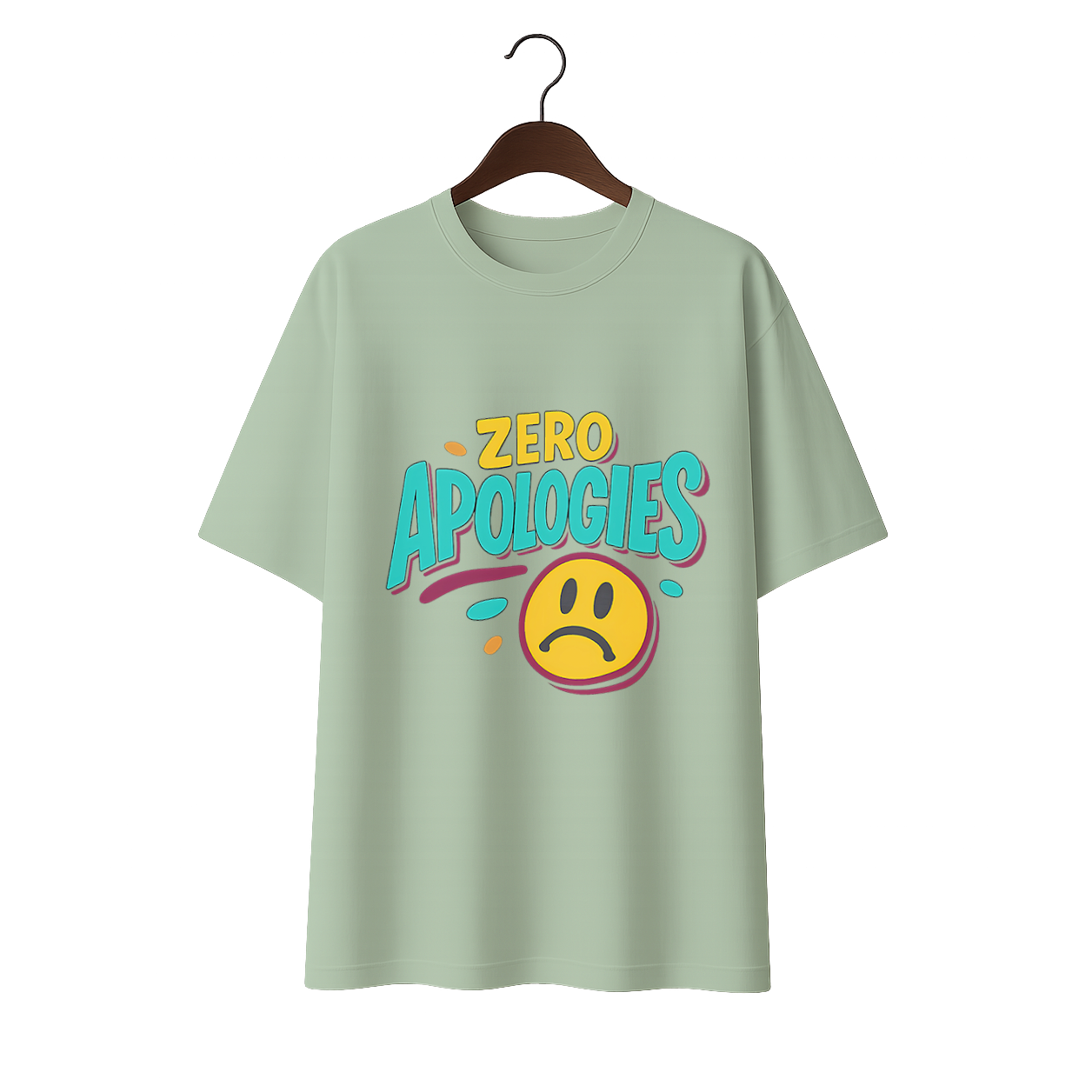 Zero Apologies Unisex Premium Oversized Tee