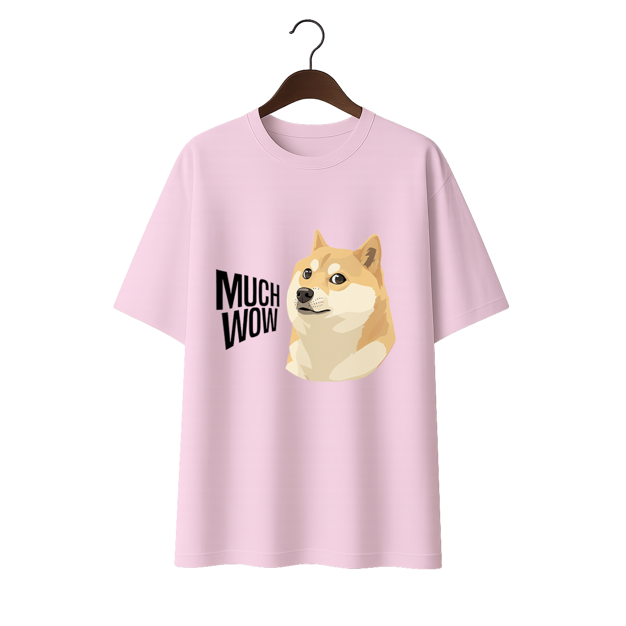 Much wow Unisex Terry Oversized Tee