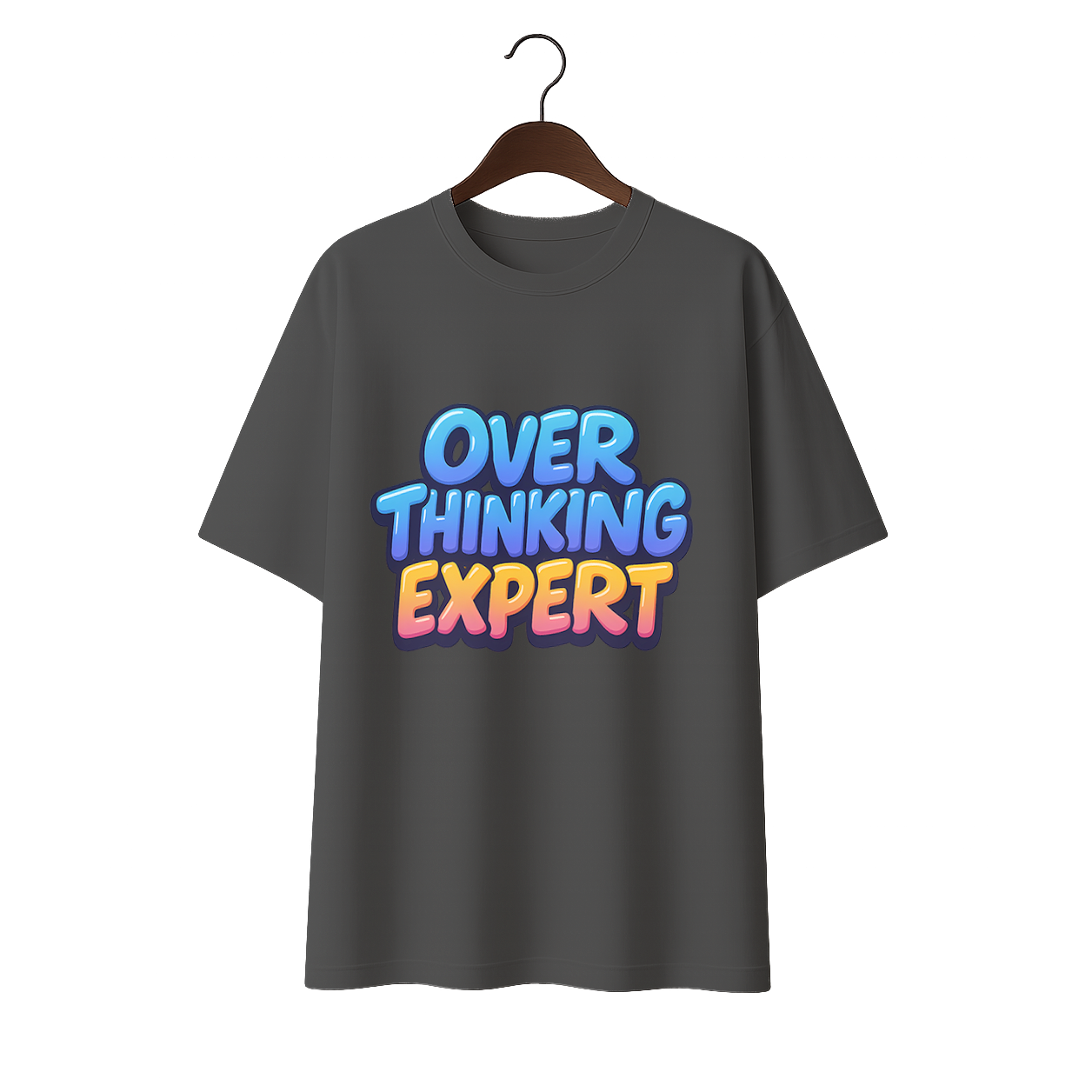 Over thinking expert Premium Unisex Terry Oversized Tee