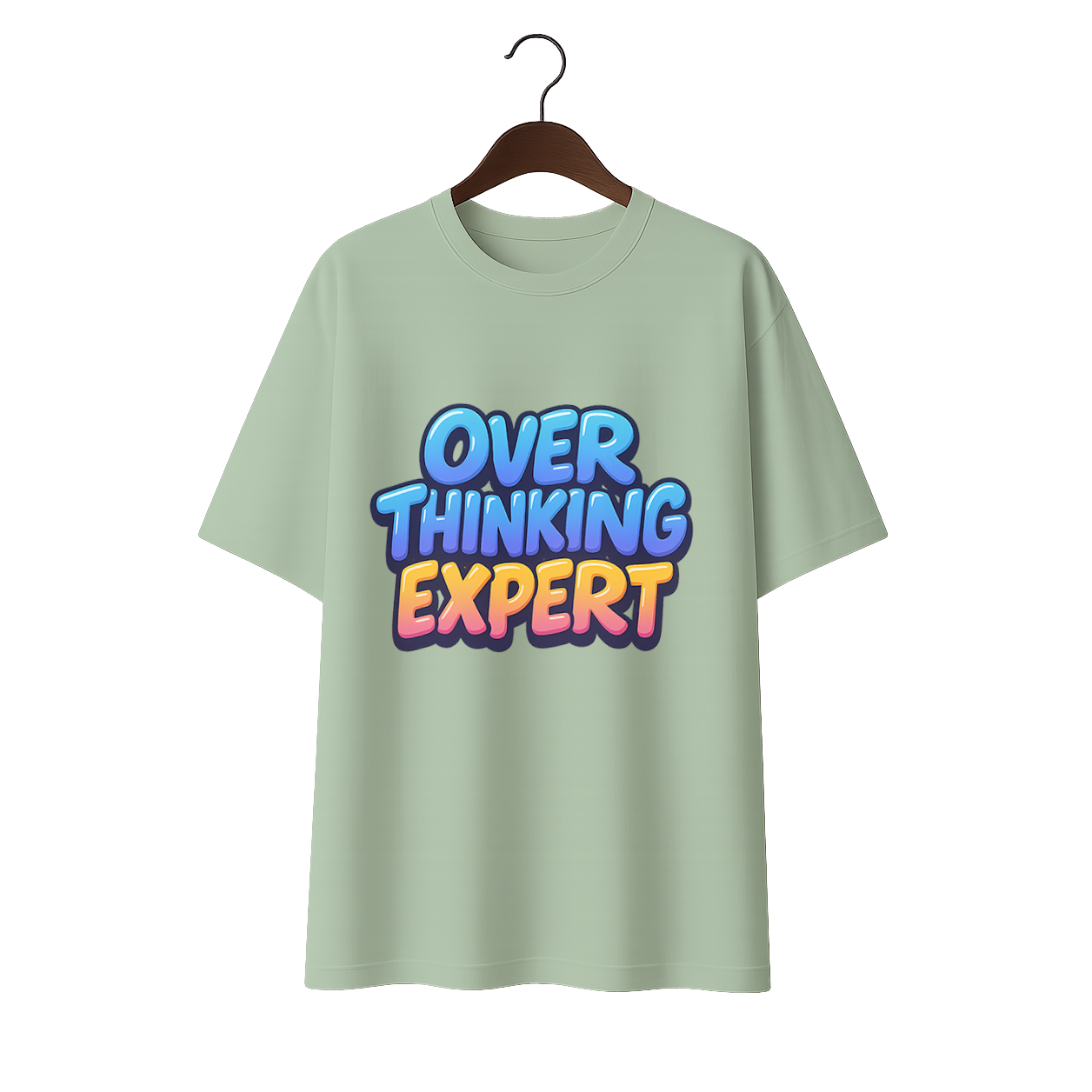 Over thinking expert Premium Unisex Terry Oversized Tee