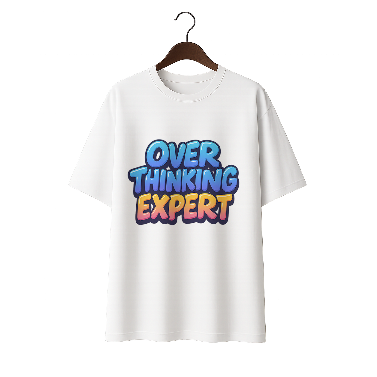 Over thinking expert Premium Unisex Terry Oversized Tee