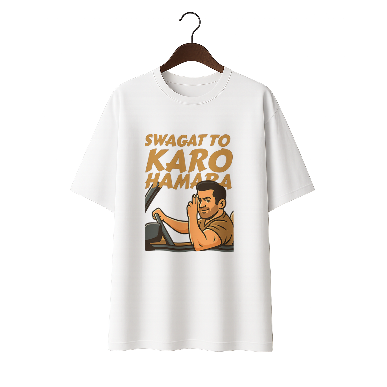 Swagat to Karo Hamara Unisex Premium Oversized Tee