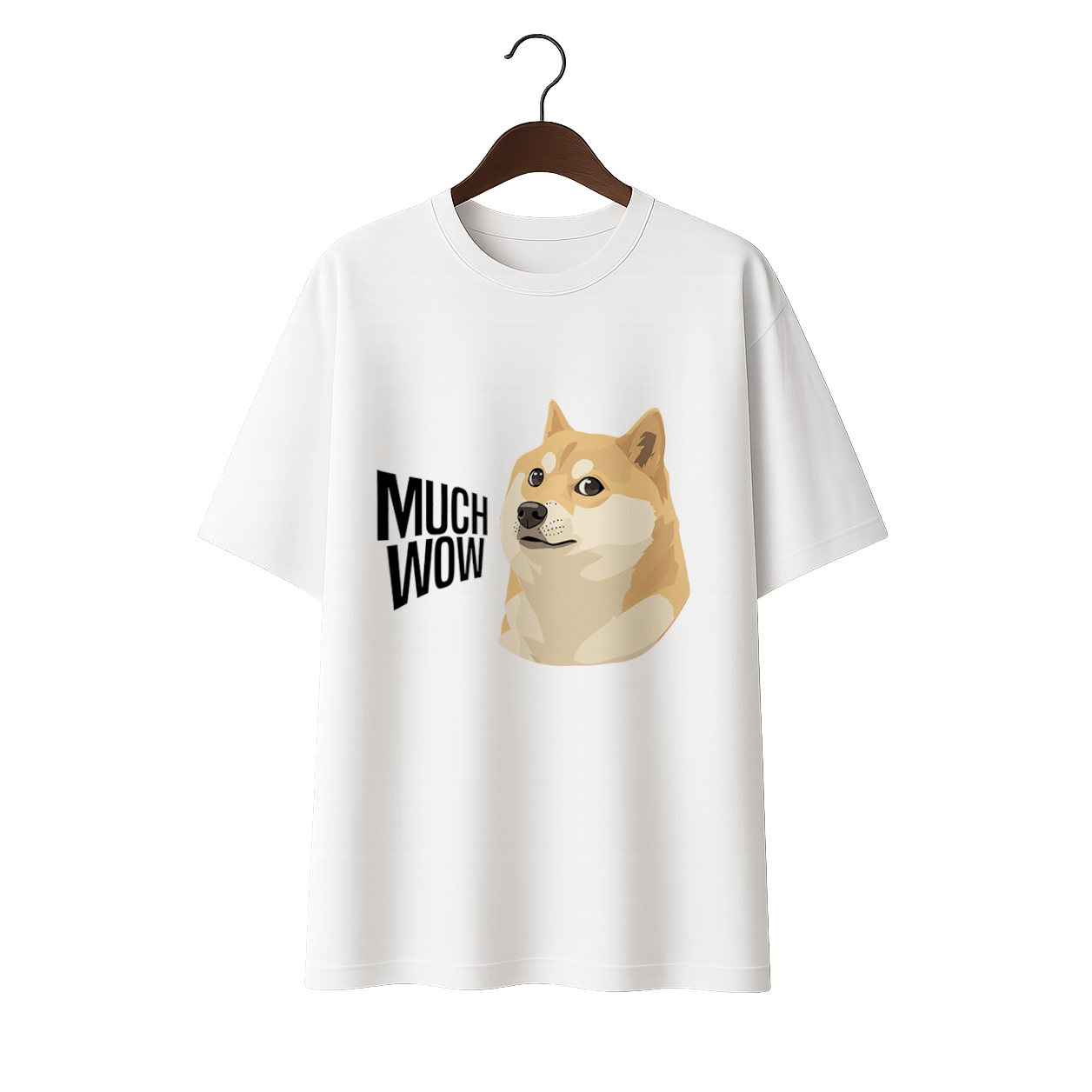 Much wow Unisex Terry Oversized Tee