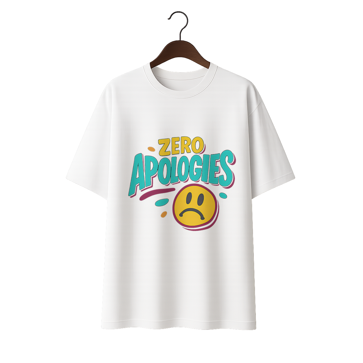 Zero Apologies Unisex Premium Oversized Tee
