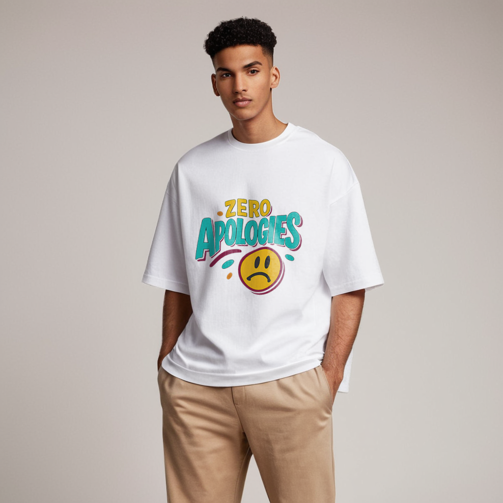 Zero Apologies Unisex Premium Oversized Tee