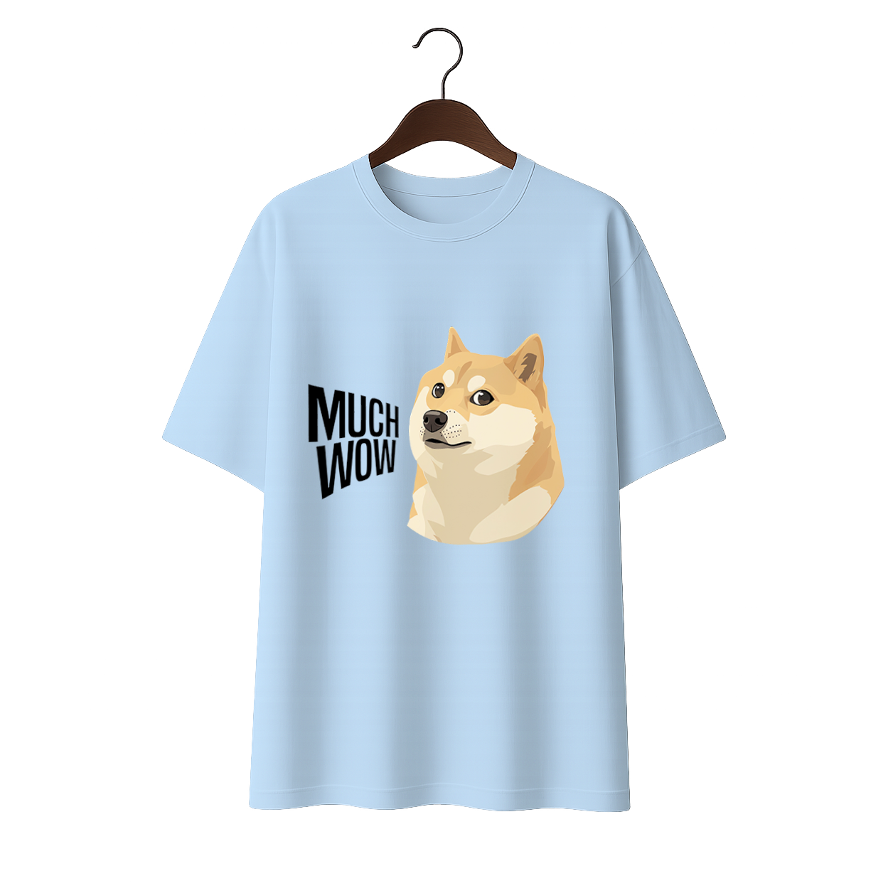 Much wow Unisex Terry Oversized Tee