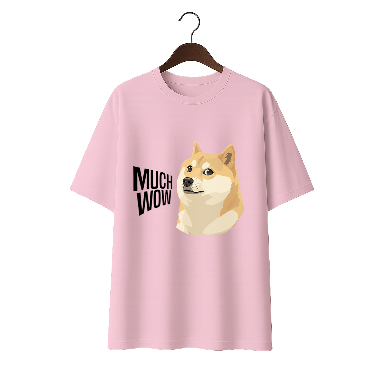 Much wow Unisex Terry Oversized Tee