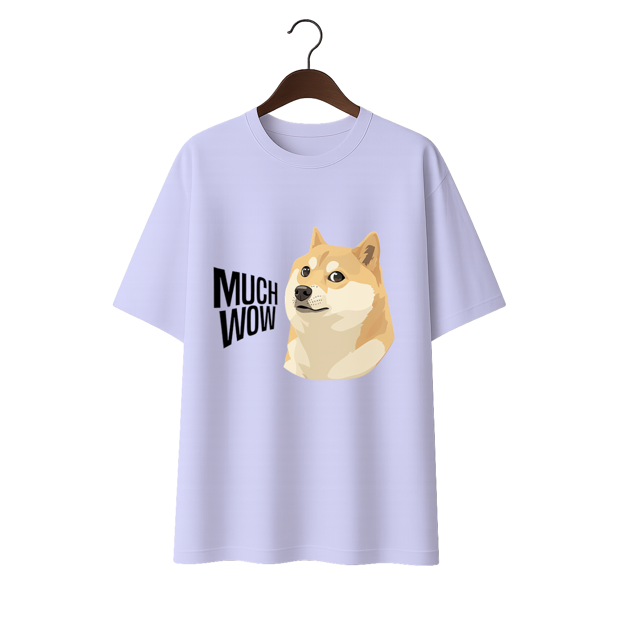 Much wow Unisex Terry Oversized Tee