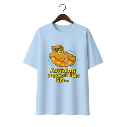 Avoiding responsibilities  Unisex Premium Oversized Tee