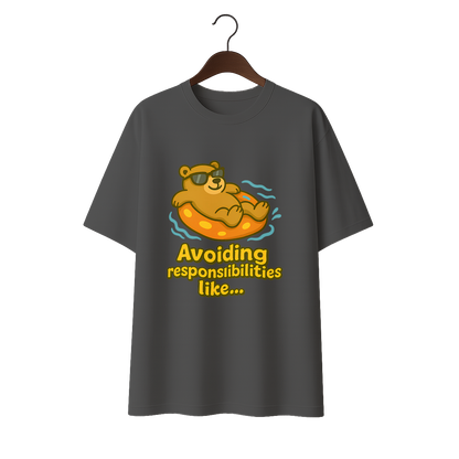 Avoiding responsibilities  Unisex Premium Oversized Tee