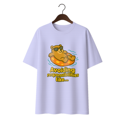 Avoiding responsibilities  Unisex Premium Oversized Tee