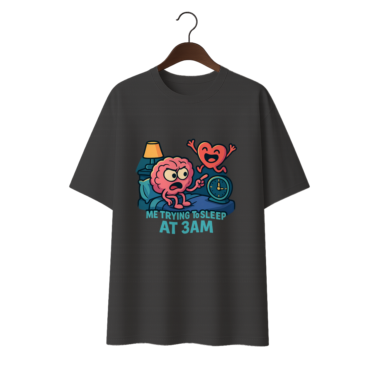 Trying to sleep Unisex Oversized Standard T-Shirt