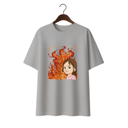 Disaster Girl Unisex Oversized Standard T-Shirt