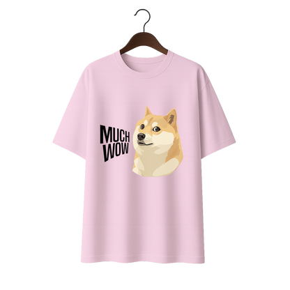 Much wow Unisex Terry Oversized Tee