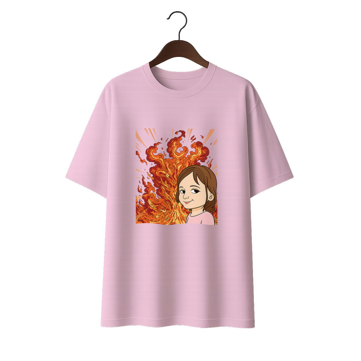Disaster Girl Unisex Oversized Standard T-Shirt