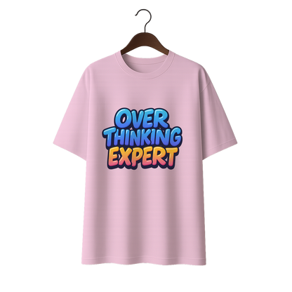 Overthinking Expert Unisex Oversized Standard T-Shirt