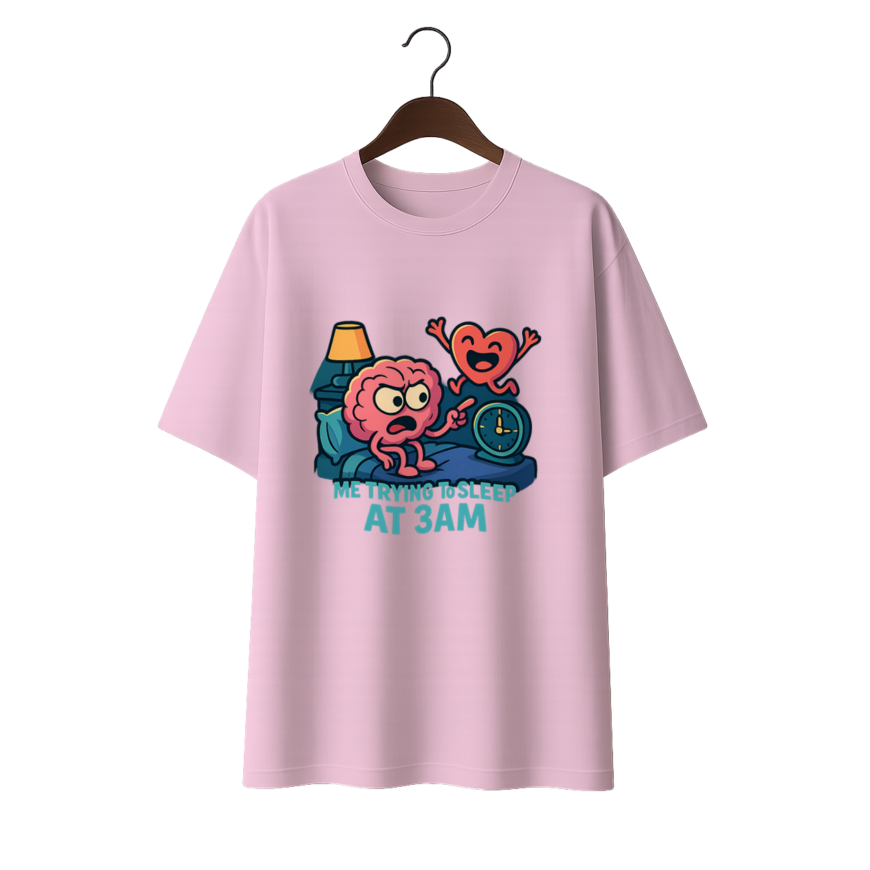 Trying to sleep Unisex Oversized Standard T-Shirt