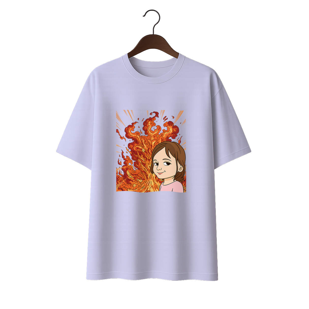 Disaster Girl Unisex Oversized Standard T-Shirt