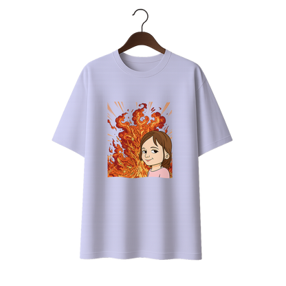 Disaster Girl Unisex Oversized Standard T-Shirt