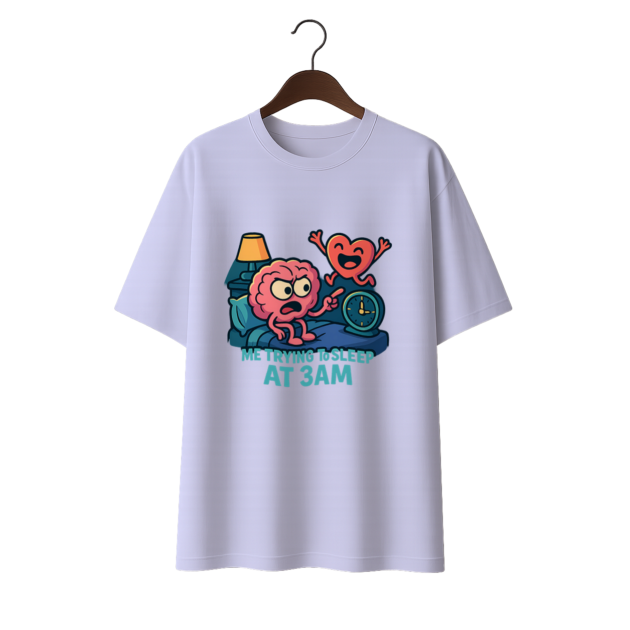 Trying to sleep Unisex Oversized Standard T-Shirt