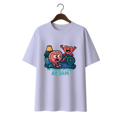 Trying to sleep Unisex Oversized Standard T-Shirt