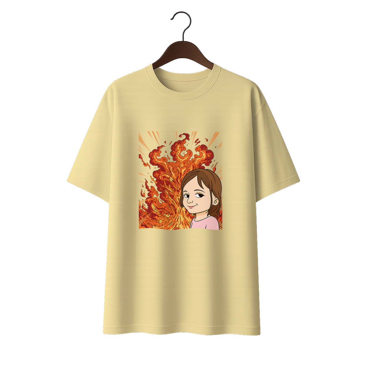 Disaster Girl Unisex Oversized Standard T-Shirt