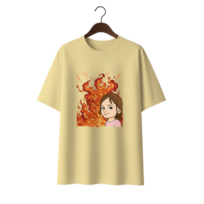 Disaster Girl Unisex Oversized Standard T-Shirt