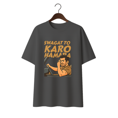 Swagat to Karo Hamara Unisex Premium Oversized Tee