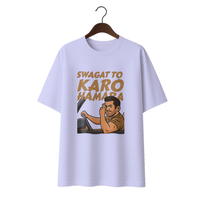 Swagat to Karo Hamara Unisex Premium Oversized Tee