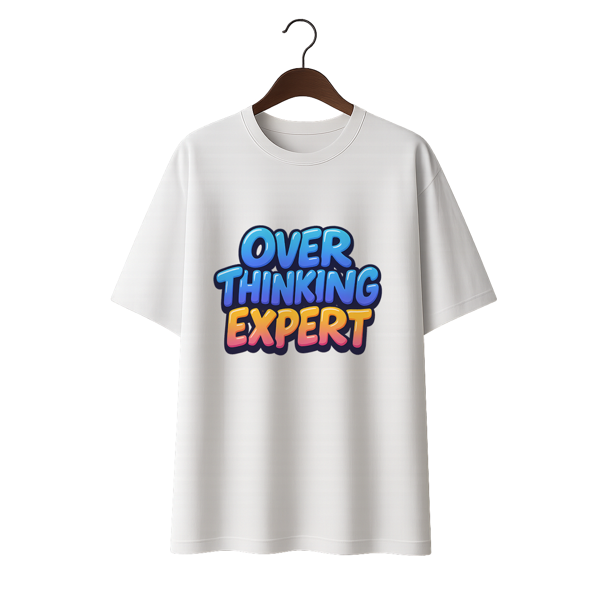 Overthinking Expert Unisex Oversized Standard T-Shirt