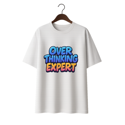 Overthinking Expert Unisex Oversized Standard T-Shirt