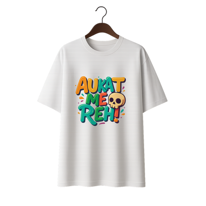 Aukat me reh! Unisex Oversized Standard T-Shirt