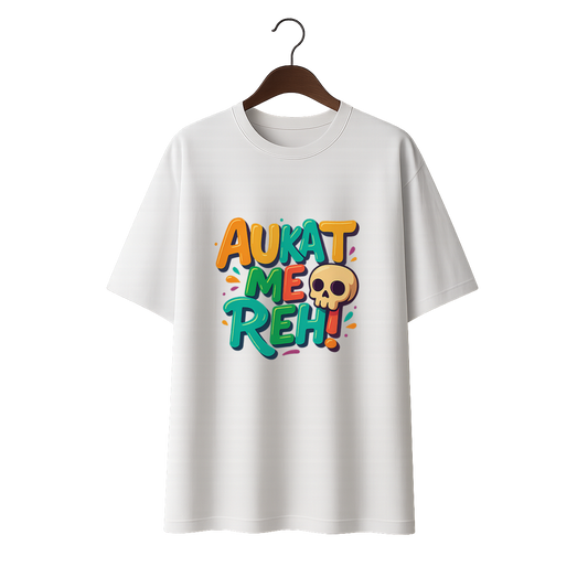 Aukat me reh! Unisex Oversized Standard T-Shirt