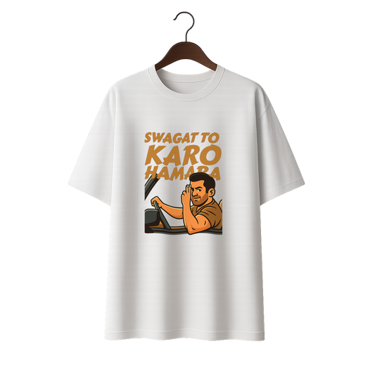 Swagat to karo hamara Unisex Oversized Standard T-Shirt
