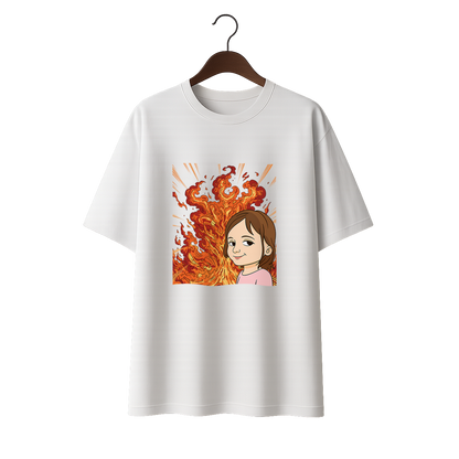Disaster Girl Unisex Oversized Standard T-Shirt