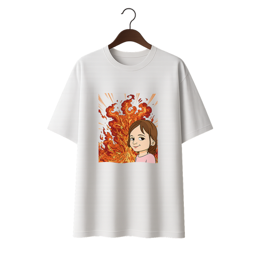 Disaster Girl Unisex Oversized Standard T-Shirt