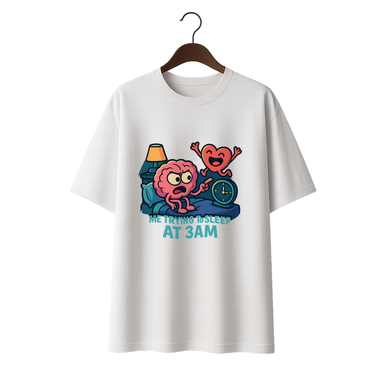 Trying to sleep Unisex Oversized Standard T-Shirt