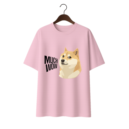 Much wow Unisex Terry Oversized Tee